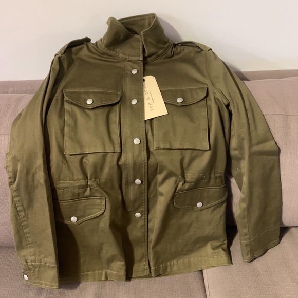 Rag & Bone Army Green Utility Jacket - Picture 1 of 3